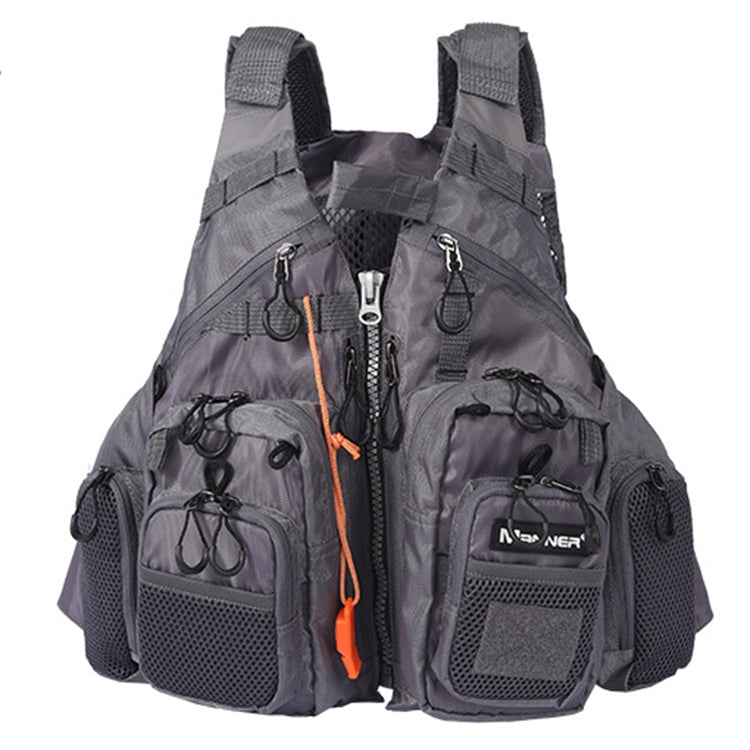 MANNER Outdoor Multifunctional Fishing Life Vest Swimming Life Jacket, MANNER Life Jacket MANNER Life Jacket Grey