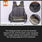 MANNER Outdoor Multifunctional Fishing Life Vest Swimming Life Jacket, MANNER Life Jacket