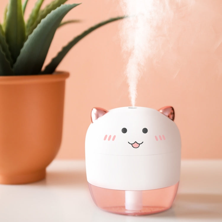 WT-H21 Devil Atomizing Humidifier with Colorful Night Lights, Water Tank Capacity: 200mL – Durable Build, Easy to Use White