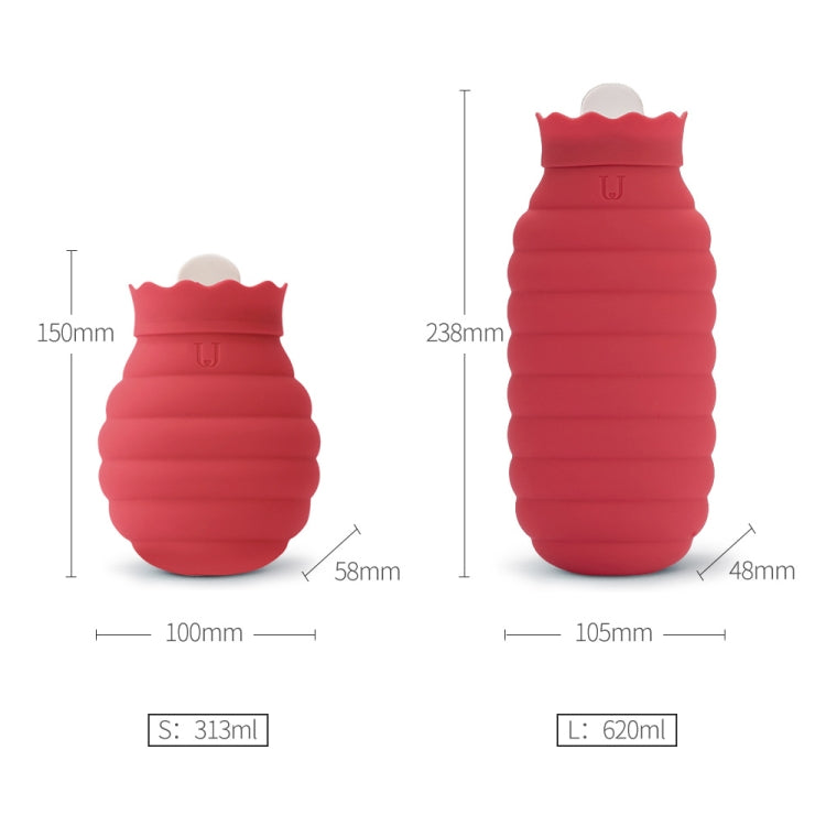 Original Xiaomi Youpin Jotun Judy Warm Water Bag Silicone Hot Water Bag Small Size：15x10x5.8cm, Hot Water Bag