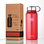 610ml Outdoor Vacuum Stainless Steel Heat Insulation Cup Portable Large Capacity Sports Bottle, 610ml
