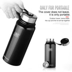 610ml Outdoor Vacuum Stainless Steel Heat Insulation Cup Portable Large Capacity Sports Bottle, 610ml