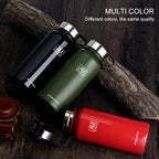 610ml Outdoor Vacuum Stainless Steel Heat Insulation Cup Portable Large Capacity Sports Bottle, 610ml