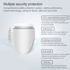 Universal Bathroom Automatic Flushing Drying Massage Intelligent Toilet Cleaner Cover