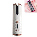USB Charging Automatic Hair Curler Portable Mini Wireless Multi-function Curling Iron with LCD Display – Durable Build, Easy to Use White
