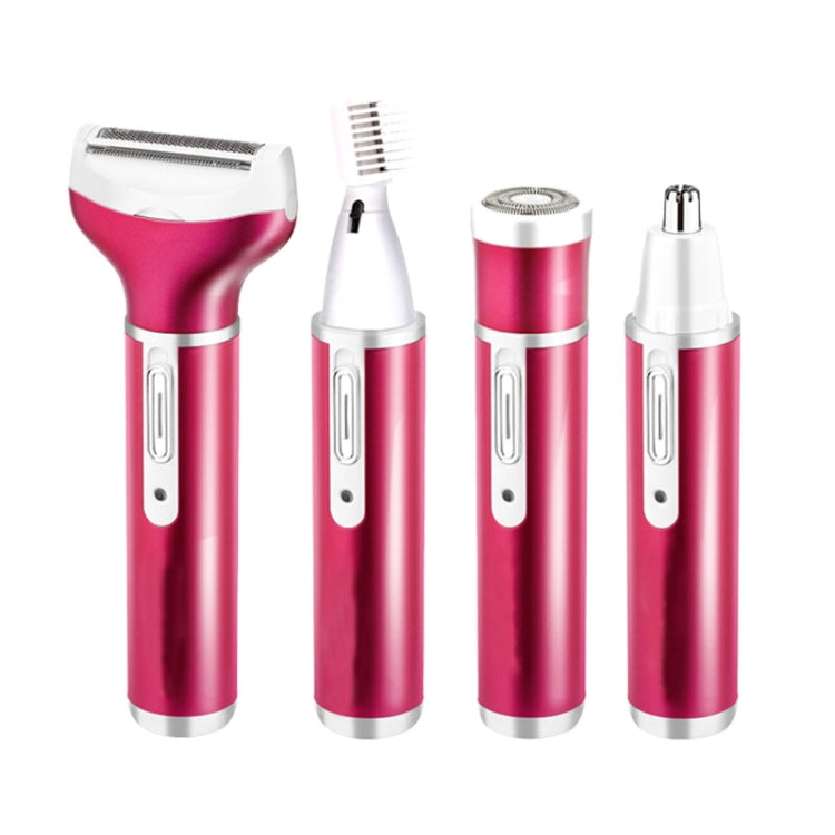 4 In 1 USB Rechargeable Vibrissa Eyebrows Trimmer Body Hair Denuding Machine Set with USB Cable, 4 In 1 – Durable Build, Easy to Use