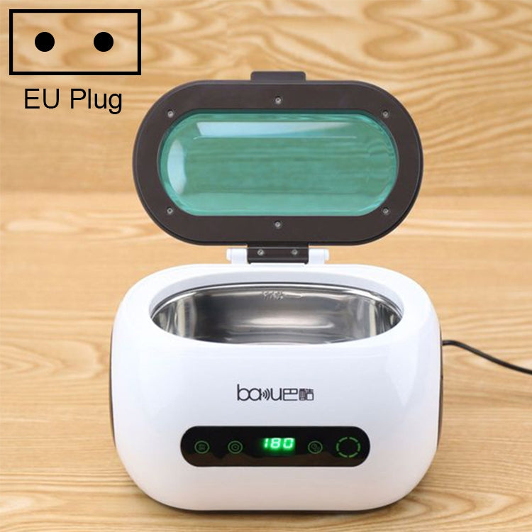 baku BA-3060 220V Household Glasses Jewelry Cleaning Tools Ultrasonic Cleaning Machine, EU Plug, EU Plug EU Plug