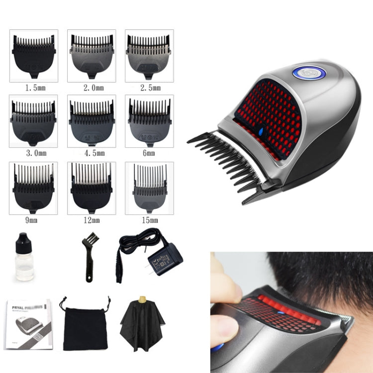 HJ-2018 Men Electric Shaver Fader Self-help Hair Clipper with Wai Cloth + Sponge, Standard Version, CN Plug, with Wai Cloth + Sponge – Durable Build, Easy to Use with Wai Cloth + Sponge