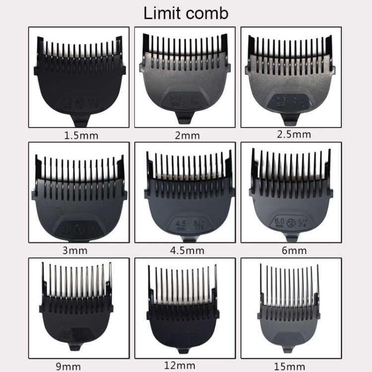 HJ-2018 Men Electric Shaver Fader Self-help Hair Clipper with Wai Cloth + Sponge, Standard Version, CN Plug, with Wai Cloth + Sponge – Durable Build, Easy to Use