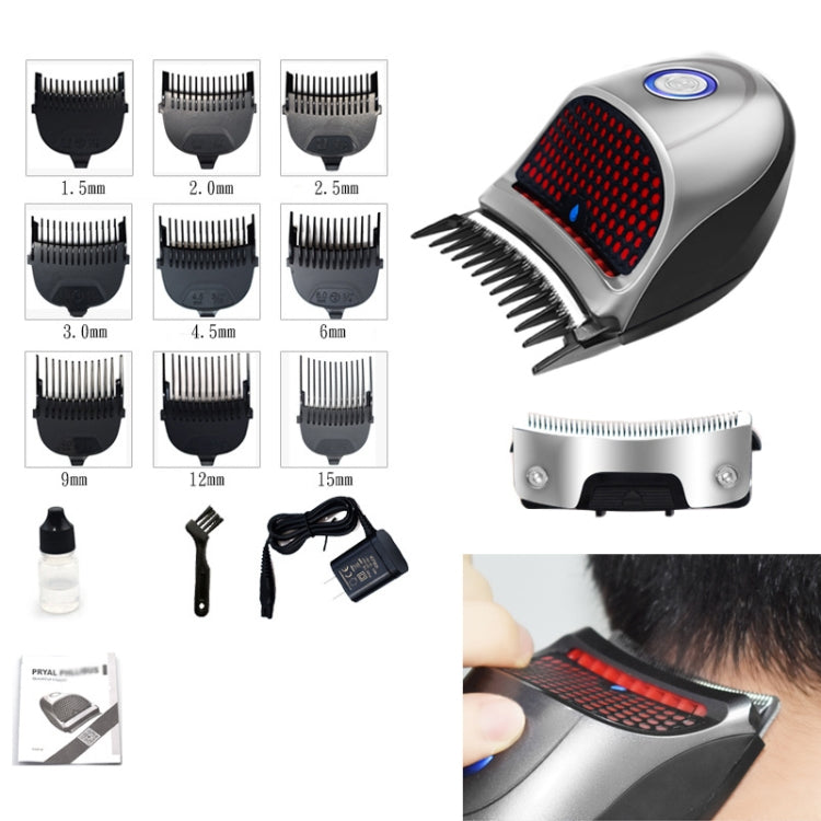 HJ-2018 Men Electric Shaver Fader Self-help Hair Clipper with Spare Cutter Head, Standard Version, CN Plug, with Spare Cutter Head with Spare Cutter Head