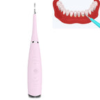LSHOW YJK015A 3.7V USB Charging Five-speed Mode Waterproof Household Electric High-frequency Vibration Teeth Polisher Pink