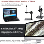 Supereyes B011 HD Digital Electronic Microscope Industrial Mobile Phone Repair Magnifying Glass, B011