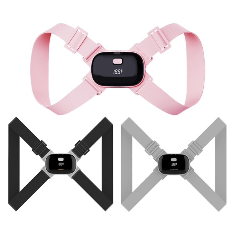 Smart Posture Corrector Adult Child Intelligent Posture Reminder Posture Trainer, Orthotic (Pink), Orthotic (Grey), Orthotic (Black)