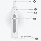 Supereyes Y008P Ear Nose Mouth Wireless Digital Electronic Endoscope, Y008P