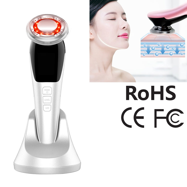 BLK-D818 Facial Beauty Instrument Hot and Cold Color Skin Rejuvenation Instrument EMS Micro Current Beauty Introduction Instrument, BLK-D818 (Pink), BLK-D818 (White) – Durable Build, Easy to Use BLK-D818 (White) White