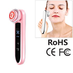 BLK-D919 RF Instrument Facial Vibration Compact Lifting Massager Micro Current Beauty Instrument – Durable Build, Easy to Use Pink