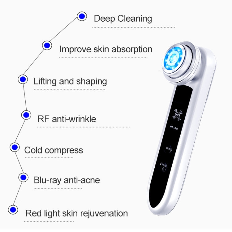BLK-D919 RF Instrument Facial Vibration Compact Lifting Massager Micro Current Beauty Instrument – Durable Build, Easy to Use