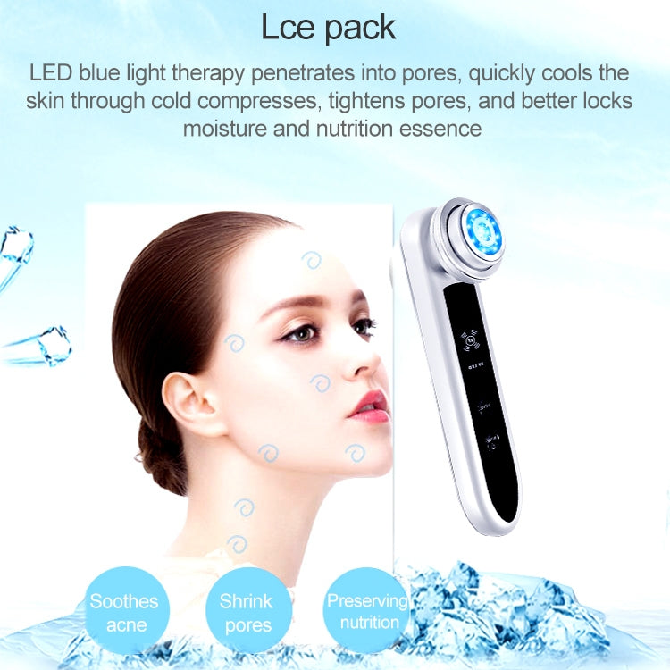 BLK-D919 RF Instrument Facial Vibration Compact Lifting Massager Micro Current Beauty Instrument – Durable Build, Easy to Use