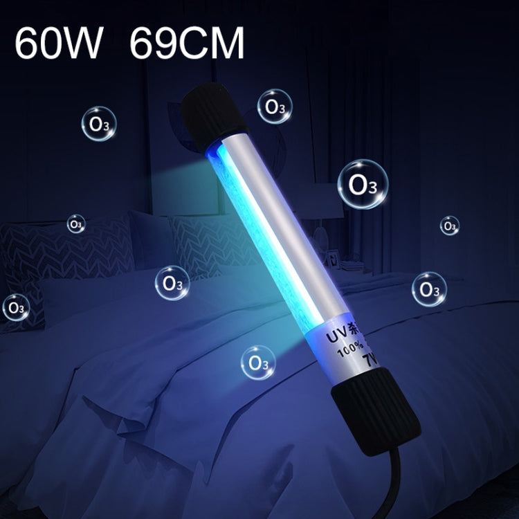 60W 69cm Length Ozone UV Strong Light Disinfection Portable Anti-virus Sterilization Lamp Bar Strip, CN Plug, 60W 69cm 60W 69cm