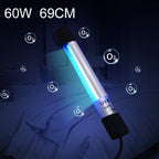 60W 69cm Length Ozone UV Strong Light Disinfection Portable Anti-virus Sterilization Lamp Bar Strip, CN Plug, 60W 69cm 60W 69cm