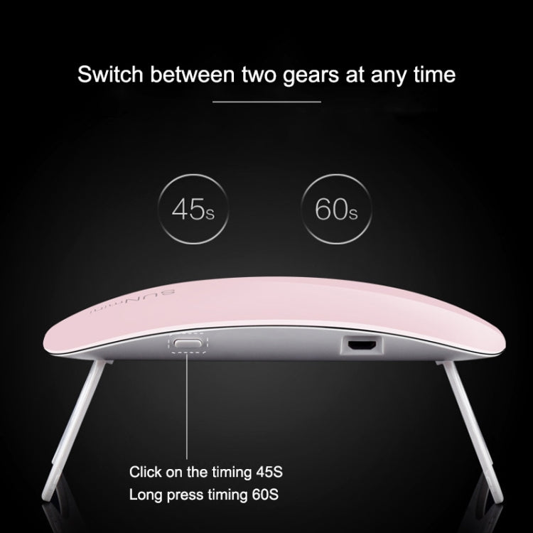 SUN mini 2 6W UV + LED USB Nail Lamp Fingernail Gel Curing Dryer – Durable Build, Easy to Use