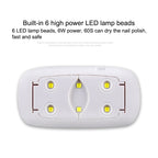 SUN mini 2 6W UV + LED USB Nail Lamp Fingernail Gel Curing Dryer – Durable Build, Easy to Use