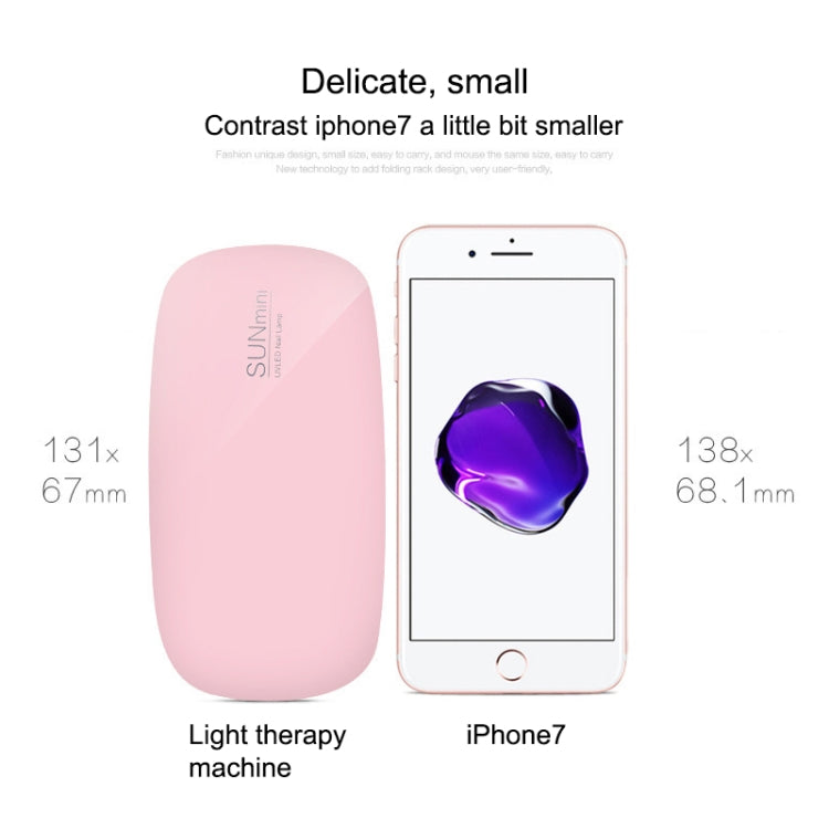 SUN mini 2 6W UV + LED USB Nail Lamp Fingernail Gel Curing Dryer – Durable Build, Easy to Use