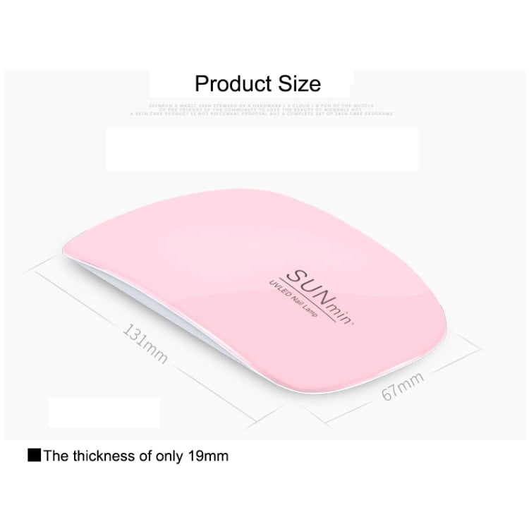 SUN mini 2 6W UV + LED USB Nail Lamp Fingernail Gel Curing Dryer – Durable Build, Easy to Use