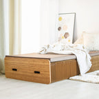 Creative Folding Single Bed, Size: Width: 200x90cm, Size: Width: 200x90cm (Grey), Size: Width: 200x90cm (Brown) Size: Width: 200x90cm (Grey) Grey