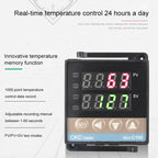 REX-C100 Thermostat + Thermocouple + SSR-100 DA Solid State Module Intelligent Temperature Control Kit, 100DA