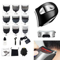 HJ-2019 Men Electric Shaver Fader Self-help Hair Clipper with Cloth + Sponge + Spare Cutter Head, Standard Version, CN Plug, with Cloth + Sponge + Spare Cutter Head with Cloth + Sponge + Spare Cutter Head