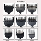 HJ-2019 Men Electric Shaver Fader Self-help Hair Clipper with Cloth + Sponge + Spare Cutter Head, Standard Version, CN Plug, with Cloth + Sponge + Spare Cutter Head