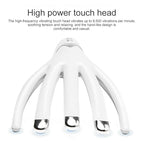Mini Portable Multifunctional Head Massager Massage Comb, Battery Powered, Battery Powered (Gold)