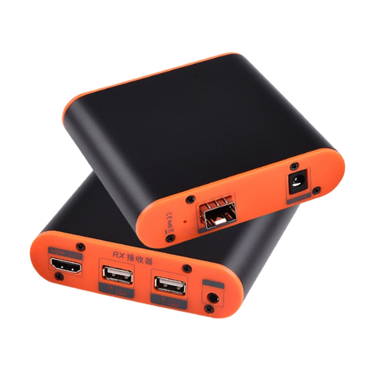 OPT882-KVM HDMI Extender (Receiver & Sender) Fiber Optic Extender with USB Port and KVM Function, Transmission Distance: 20KM, OPT882-KVM OPT882-KVM AU Plug