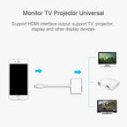 8 Pin to HDMI HDTV Projector Video Adapter Cable for iPhone, For iPhone...