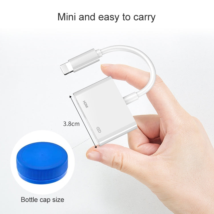 8 Pin to HDMI HDTV Projector Video Adapter Cable for iPhone, For iPhone...