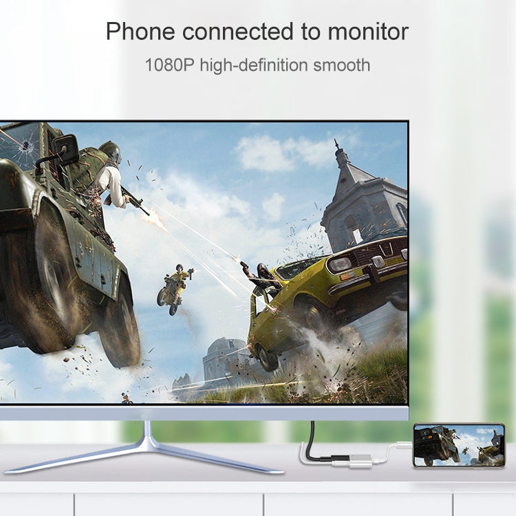 8 Pin to HDMI HDTV Projector Video Adapter Cable for iPhone, For iPhone...