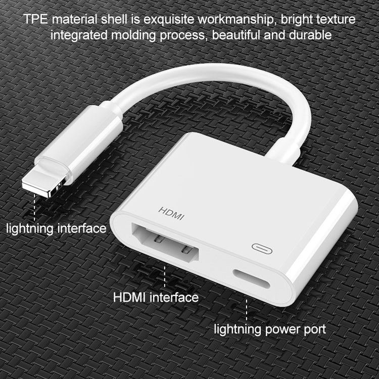 8 Pin to HDMI HDTV Projector Video Adapter Cable for iPhone, For iPhone...