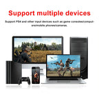 Z35 HDMI Female + Mic to HDMI Female + Audio + USB HD Video & Audio Capture Card with Loop, Z35