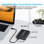 NK-M006 1080P Full HD HDMI to SDI + USB 3.0 Output Converter, SDI + USB 3.0
