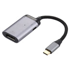 4K USB-C / Type-C to DisplayPort 1.4 + PD Data Sync Adapter Cable, Type-C to DP – Aluminum Alloy, TPU, 4K Type-C to DP