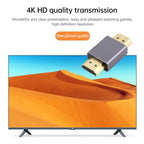 Gold-plated Head Male to Male HDMI Adapter(Black), HDMI Male to HDMI Male Grey, HDMI Male to HDMI Male Black – Aluminum Alloy