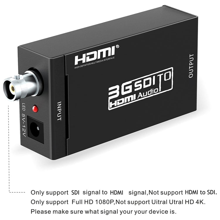 NEWKENG S008 Mini SD-SDI / HD-SDI / 3G-SDI to HDMI Video Converter, S008 Mini SD-SDI / HD-SDI / 3G-SDI to HDMI – TPU