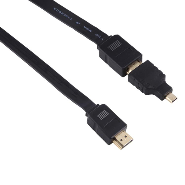 1m HDMI Male to HDMI Male Retractable Video Audio Connector Adapter Cable with Mini HDMI & Micro HDMI Adapters for HDTV Monitor & Projector & PC & Cameras & Tablets & Smartphones – Durable Build, Easy to Use