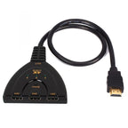 3 in 1 HDMI Input 4K x 2K HDTV Pigtail Switch Adapter HDMI Splitter, 1 in 3 – 4K