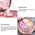 Ballet Girl Rotating Dancing Music Box Creative Birthday Gift, Music: Castle in the Sky, Castle in the Sky