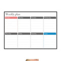 Magnetic Weekly Plan Refrigerator Magnet PET Magnetic Soft Whiteboard, Size: 29.7cm x 42cm, Weekly Plan – Magnetic