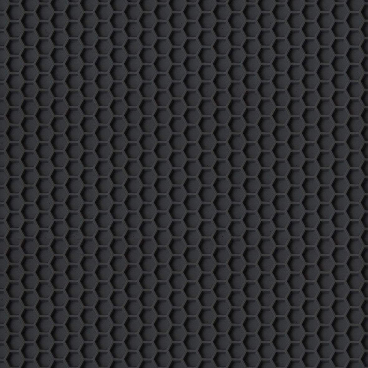 Hex PVC Rubber Mat - Black 1.5m Wide - Sold By The Metre