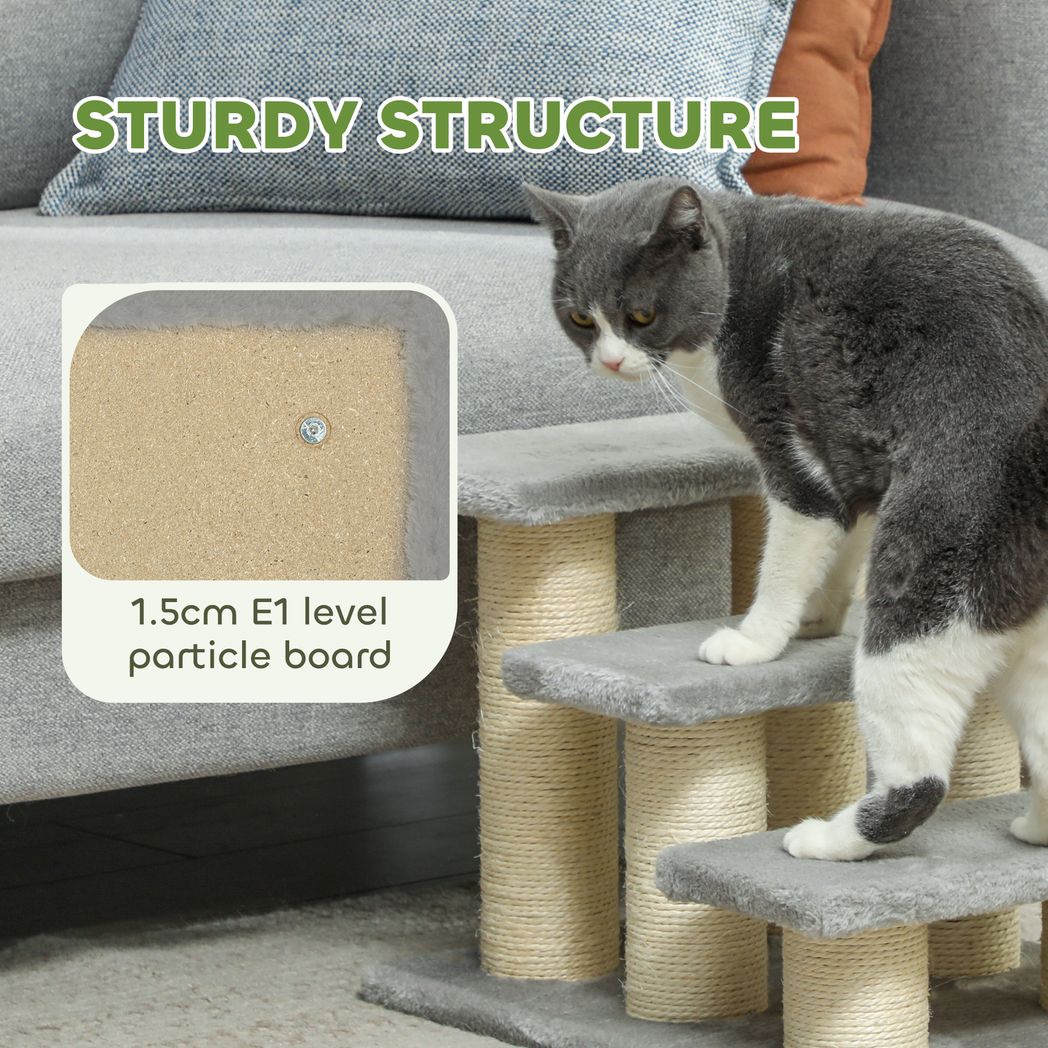 Cat Steps 3 Stairs Deluxe Pet Portable Easy Climb Assistance Lightweight