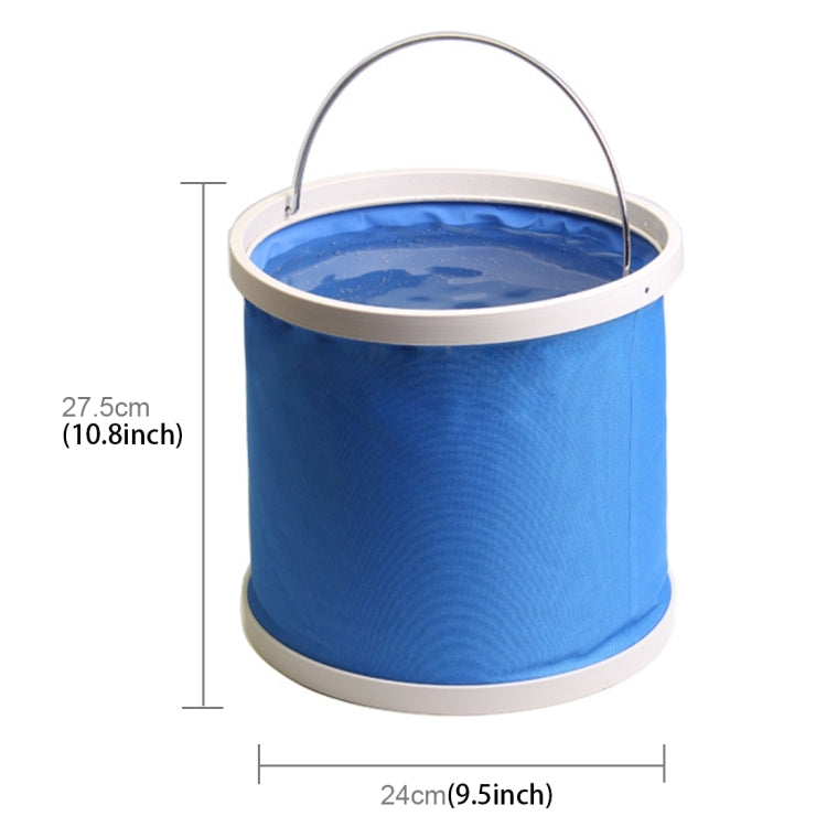 KANEED 11 Liter/2.9 Gallon Oxford Cloth Scalable Foldable Convenient Water Bucket for Camping/Car Washing/ Fishing/Hiking/Beach, Random Color Delivery, Scalable Foldable Convenient Water Bucket – Waterproof